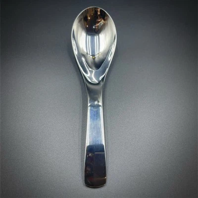 Round Stainless Steel Asian Soup Spoons
